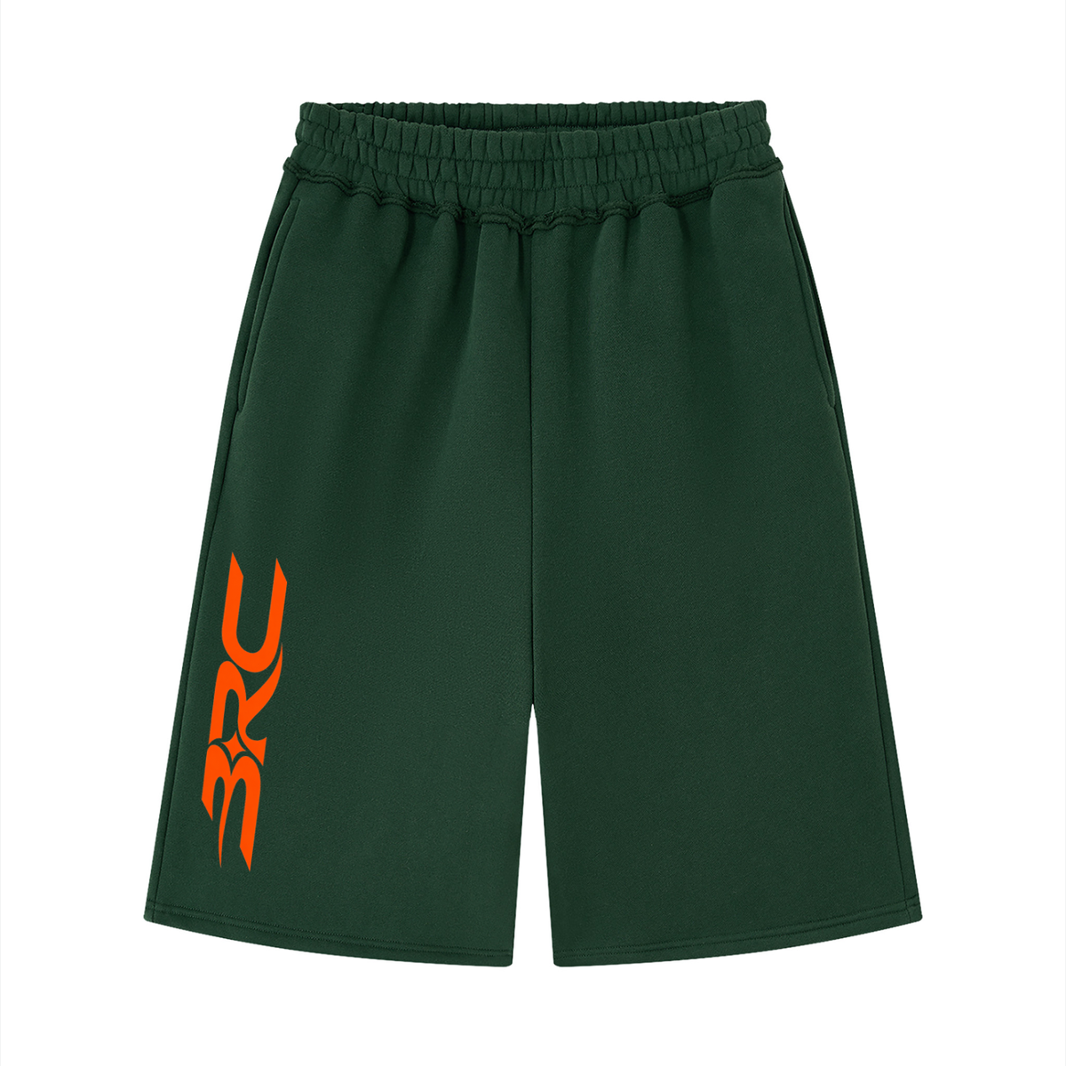 BRC Unisex Raw Edge Fleece Shorts